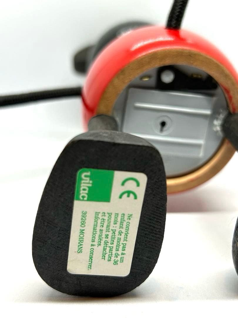 木製ミッキーマウスフィギュア　貯金箱　vilac ミッキーオブジェ