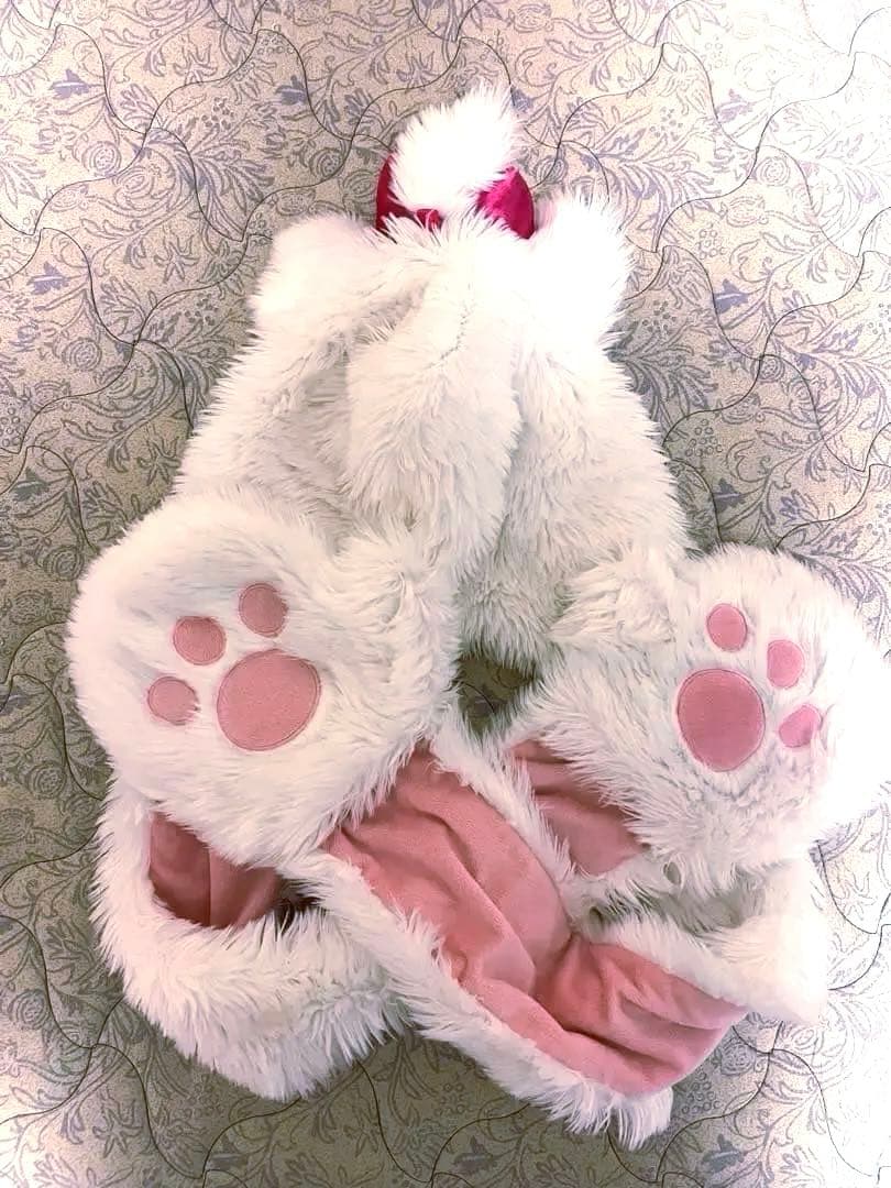 ディズニー　マリーちゃんマフラーキャップ
