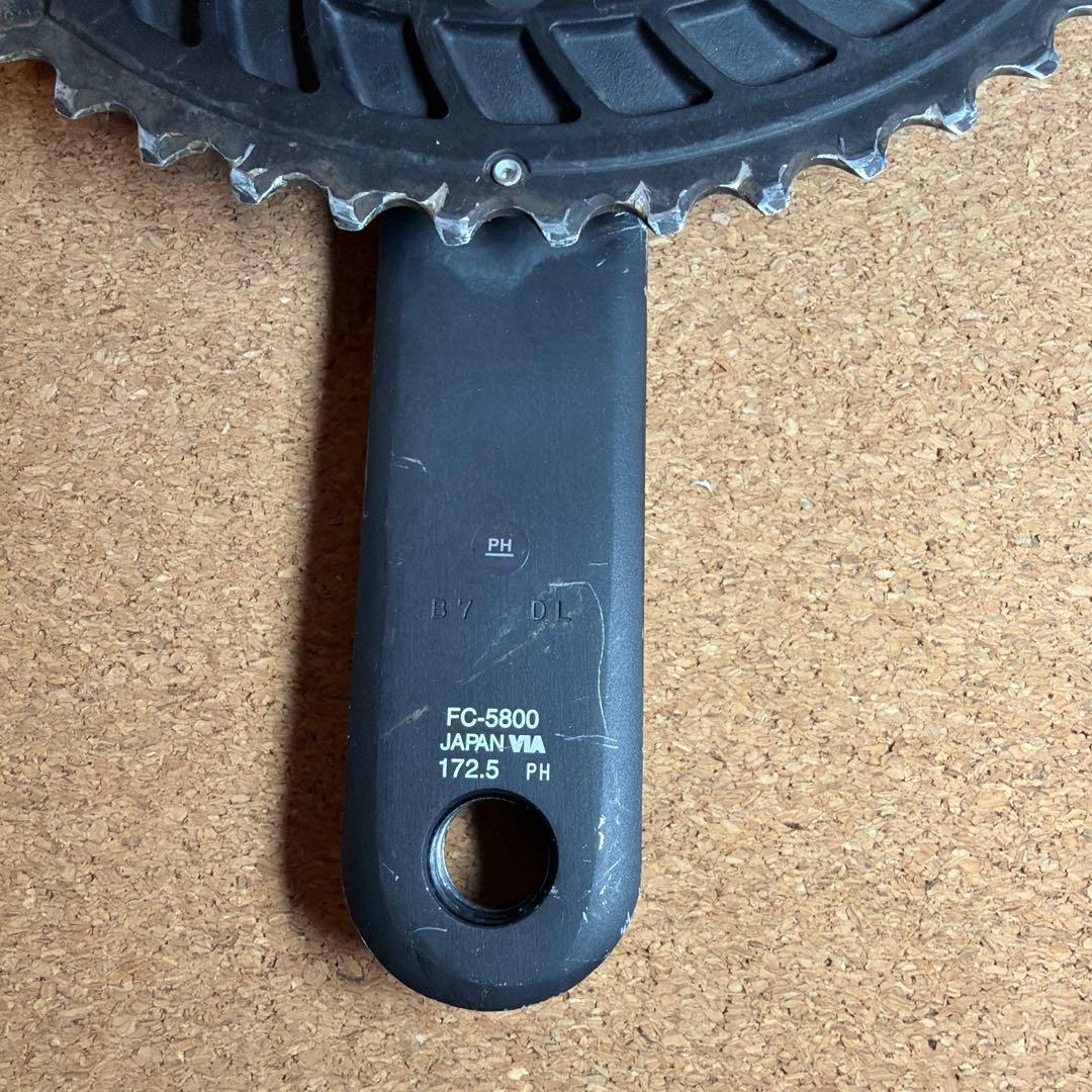 SHIMANO FC-5800 クランク　50-34T 172.5mm