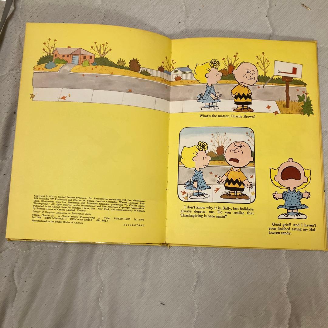 A Charlie Brown Thanksgiving/／洋書／／廃盤商品