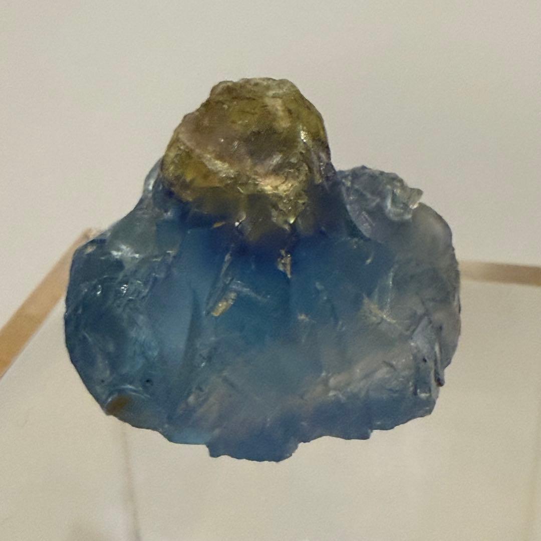 フランス産 蛍石 La Barre mine産 フローライト トリカラー 原石
