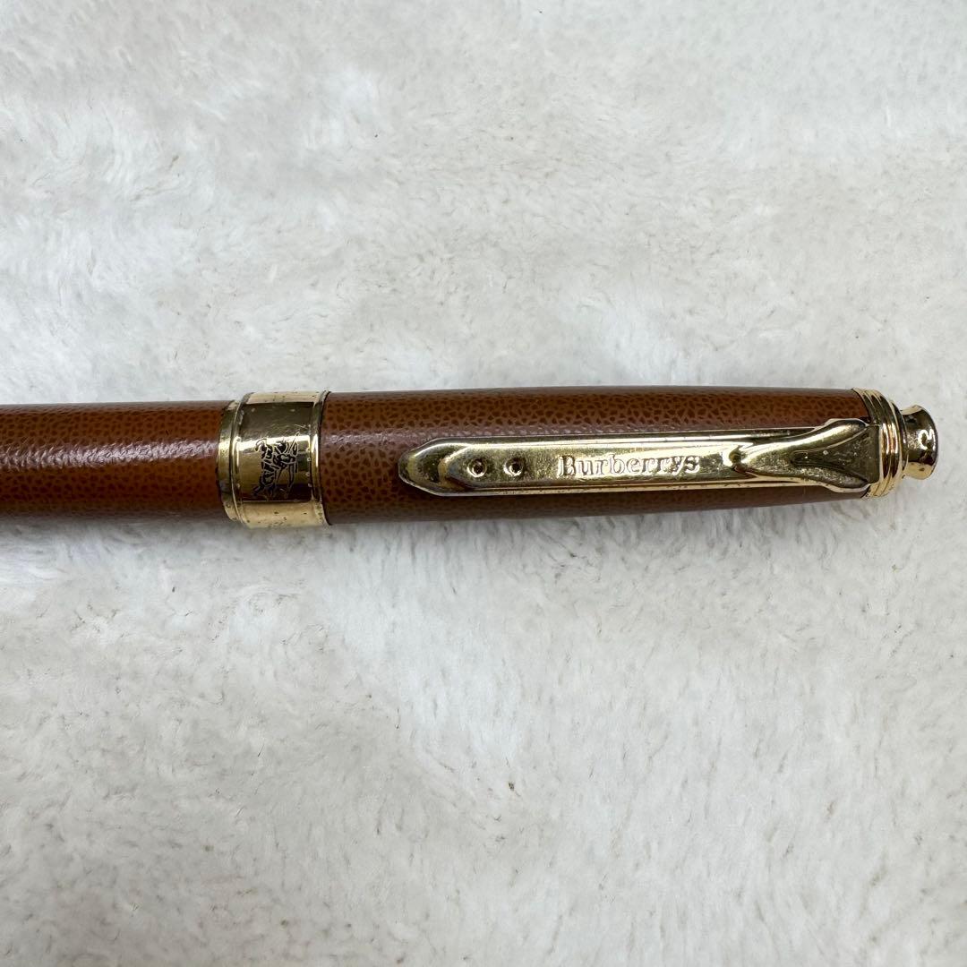 希少☆ Burberry Libera 革張　シャープペンシル　芯径0.5mm