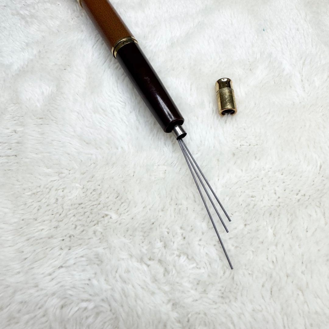 希少☆ Burberry Libera 革張　シャープペンシル　芯径0.5mm