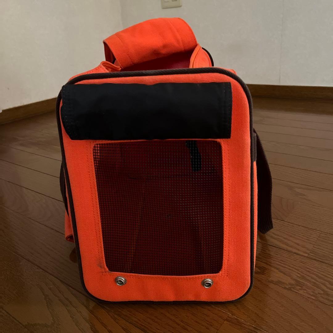 CASTELBAJAC キャリーバッグ オレンジ 犬用品 ペットキャリーバッグ