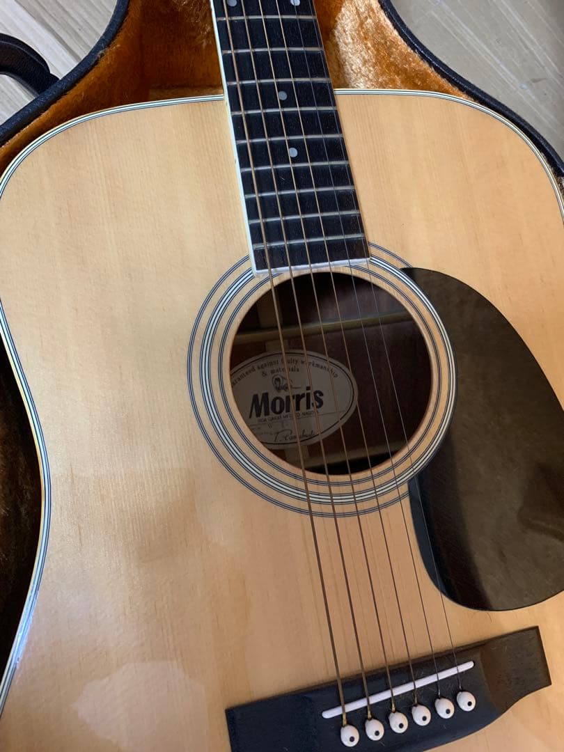 MORRIS アコースティックギター W-20 ハードケース付き