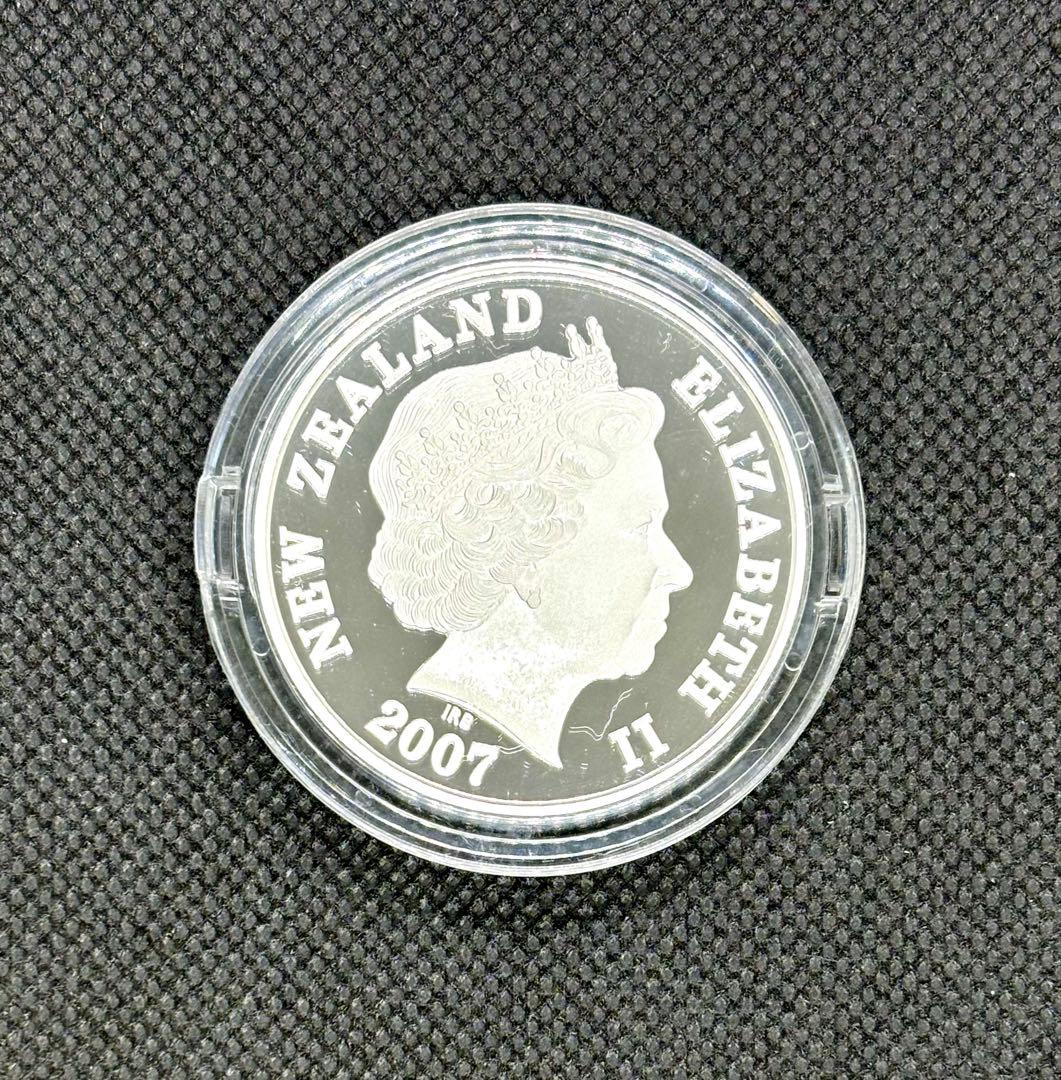 【美品】ニュージーランド 2007年 プルーフ銀貨 １NZドル ②