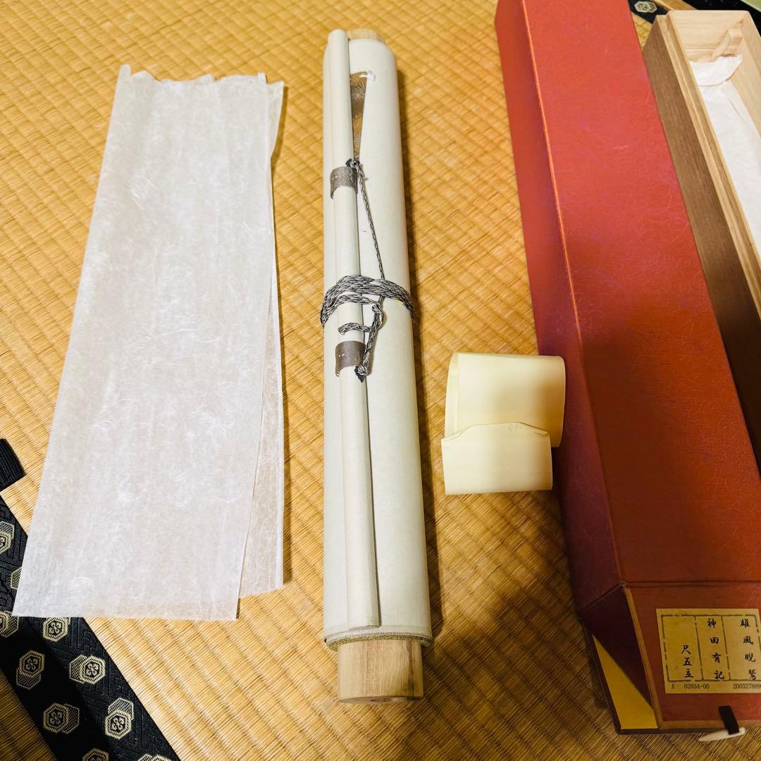 【手書き高級掛軸】　神田有記 雄風睨鷲 尺五立　定価23万円　美品