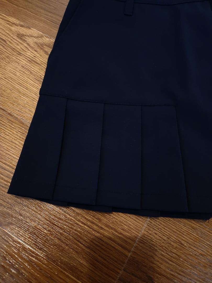 【超美品】PEARLY GATES プリーツスカート 黒