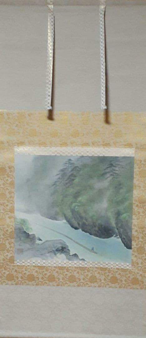 掛け軸/いかだ流し/白石勝敏？/二重箱