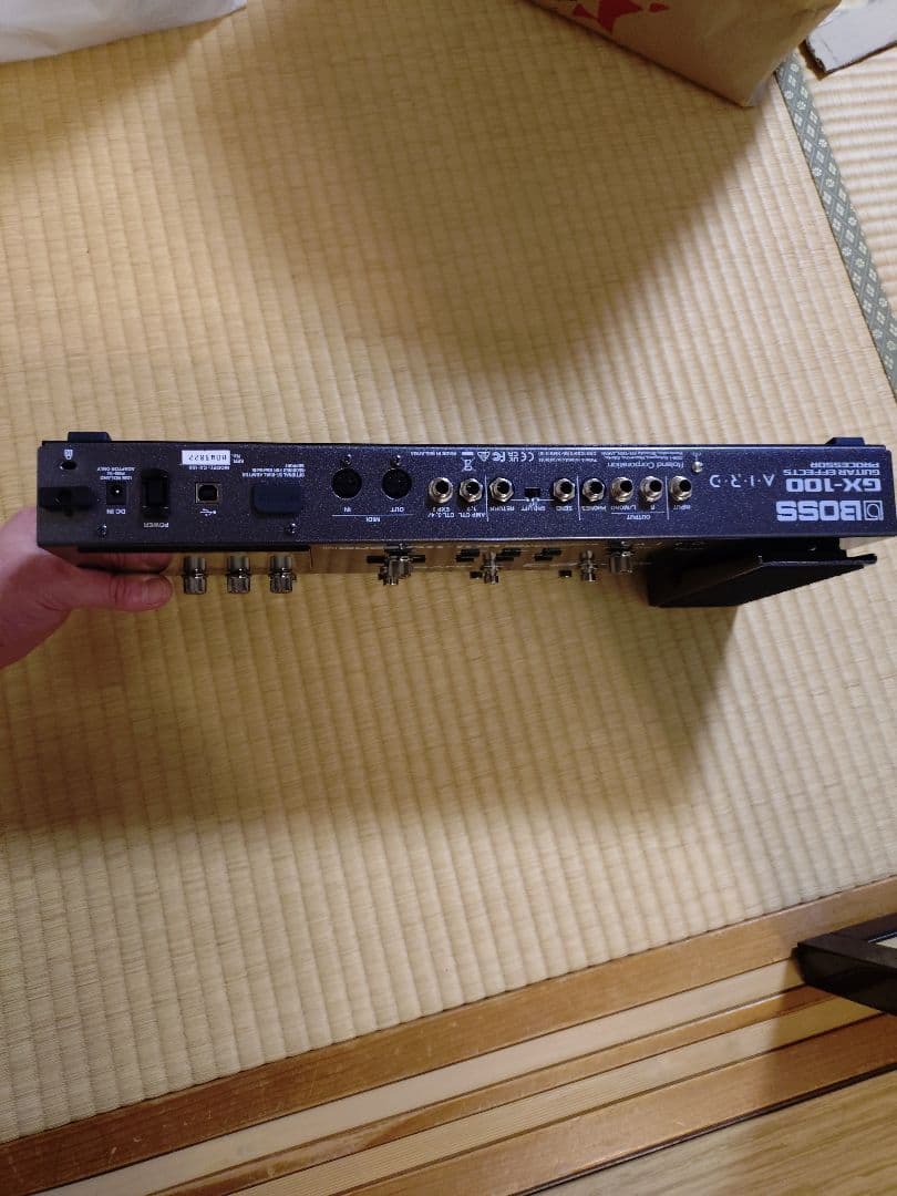 BOSS GX-100 ギターエフェクター箱、説明書、電源ケーブル付き