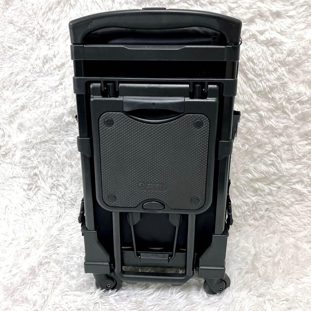SWANY　キャリーバッグ　20L　座面付き　イス付き　光沢有り　四輪キャスター