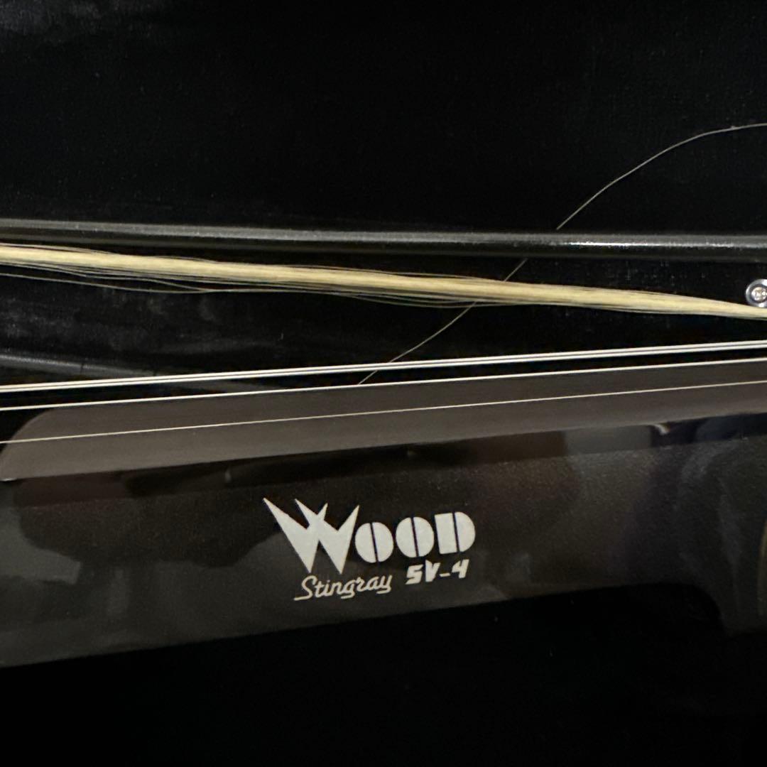 高級 Wood Stingray SV-4 エレキバイオリン 弦楽器 4/4