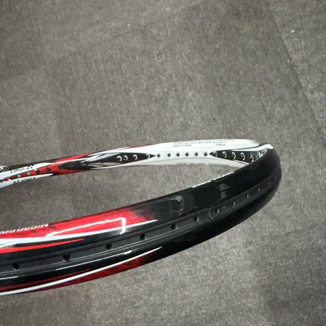NEXIGA 90G ソフトテニスラケット 赤黒