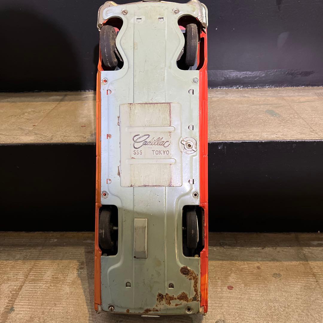 りらっくまたろう SSS TOKYO ブリキ　キャデラックレッド　当時物
