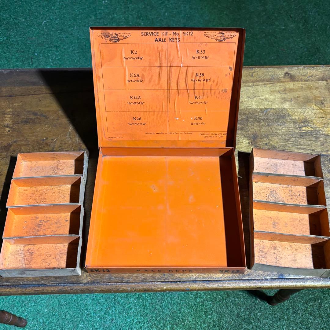 USA VINTAGE DORMAN メタルパーツケース　1950-60s