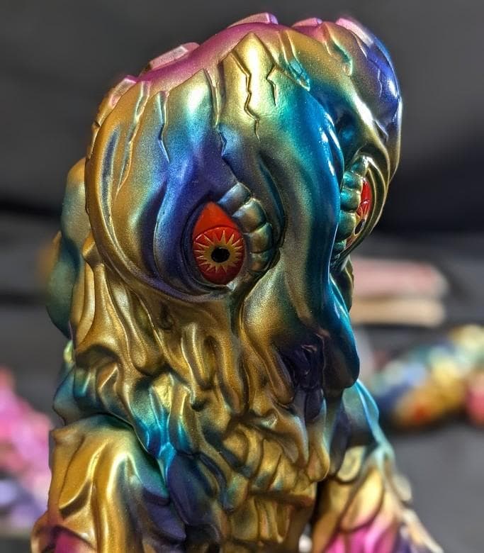 ヘドラ＋水中期（マルサン）モンスターズラボ限定ソフビフィギュア２体セット
