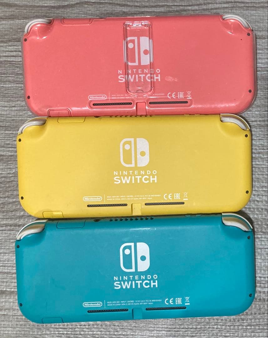 switch4台、switch lite3台、switchドックまとめ売り