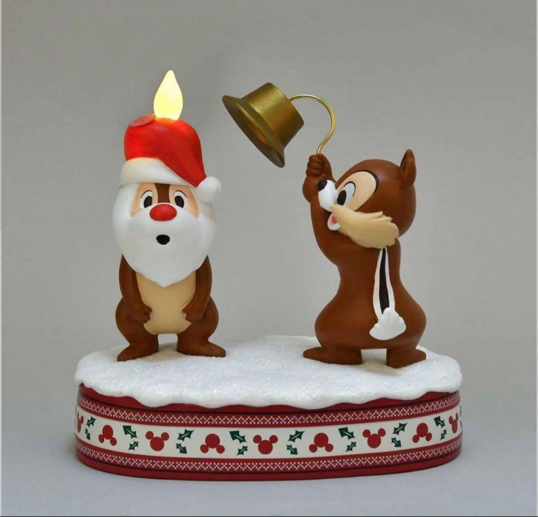 ★新品・未開封 チップ＆デールLEDライト クリスマス ディズニーストア