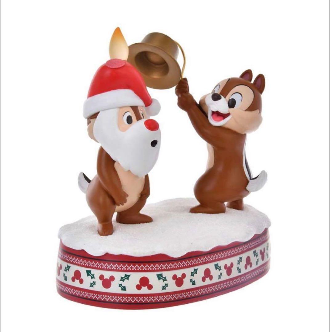 ★新品・未開封 チップ＆デールLEDライト クリスマス ディズニーストア