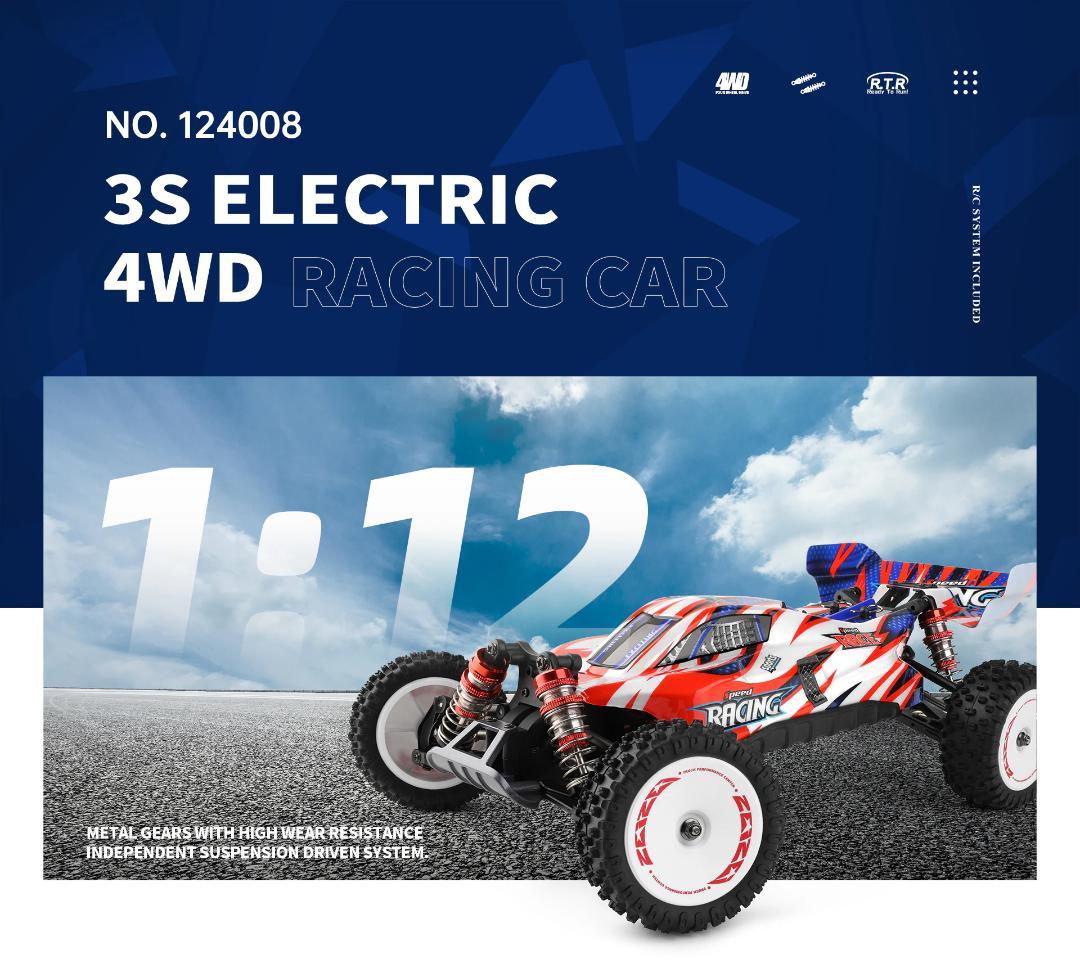 【ジャンク新品】WLtoys 124008 3S 2000mAh ⑨