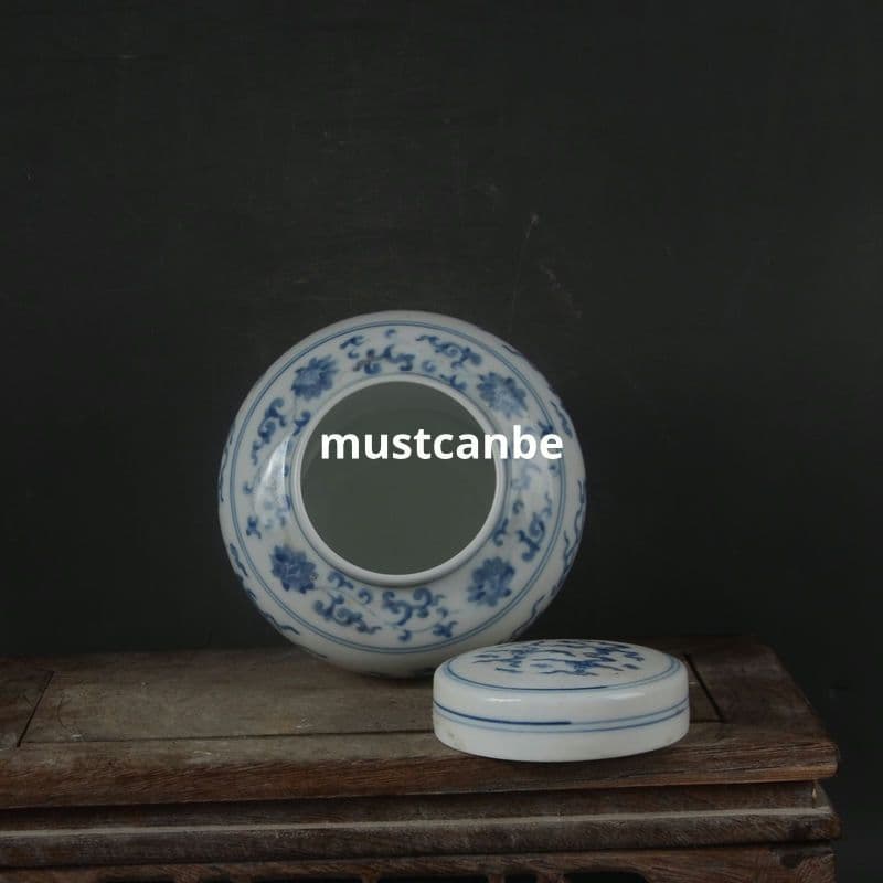 青麒麟紋天字壺 景徳鎮 陶磁器 装飾品 現代工芸品 美術品 置物