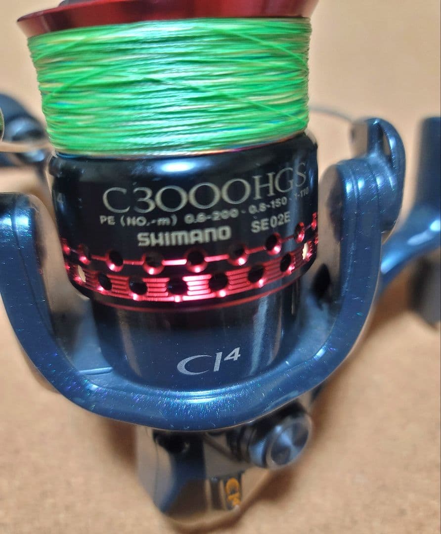 おまけ付■セフィアCI4C3000HGS未使用0.8号PE100mエギングリール