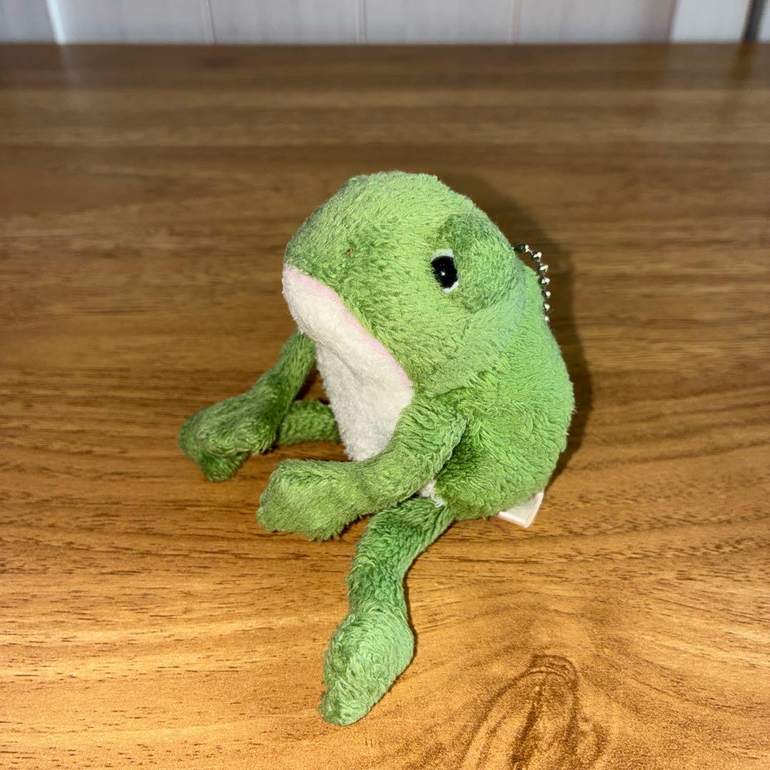 モンスイユぬいぐるみ。初期カエルのボーノ。カエルのぬいぐるみ