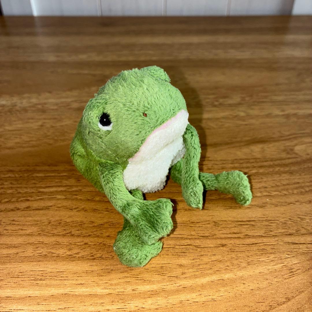 モンスイユぬいぐるみ。初期カエルのボーノ。カエルのぬいぐるみ