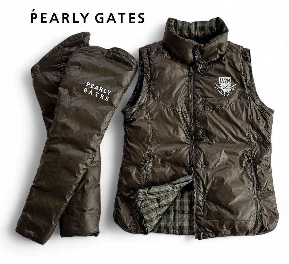 パーリーゲイツ 超軽量 4WAYライトダウンジャケット＆ベスト サイズ0