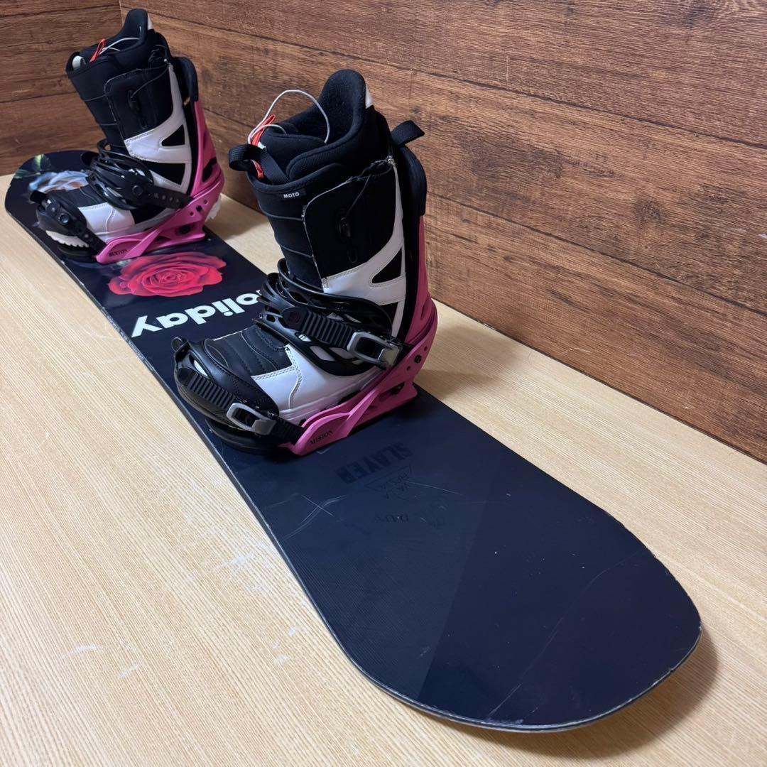 Holiday　BURTONバートン　メンズ　スノーボード4点セット　152cm