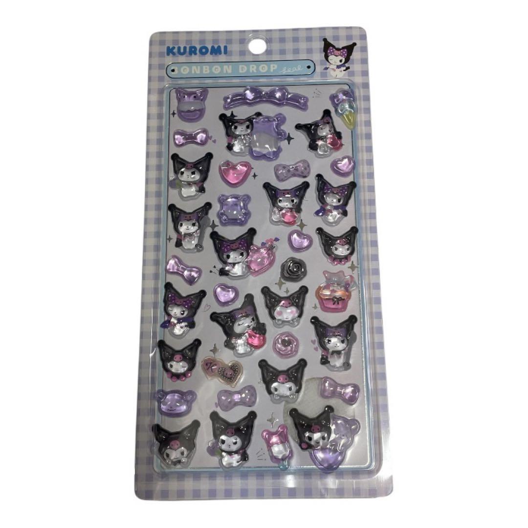 ✨️正規品✨️ボンボンドロップシール サンリオ ぷくぷく 立体 8枚セット キティ