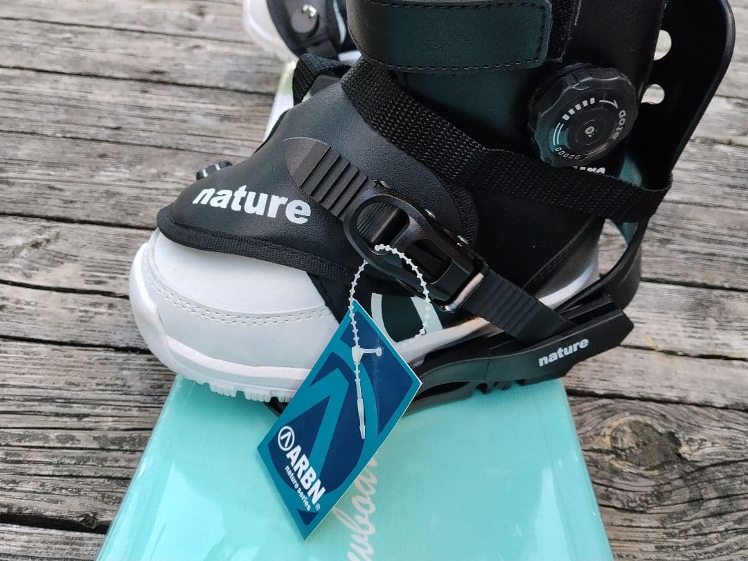 子供用スノーボード3点セット nature 80 ビン BOAブーツ 19～20