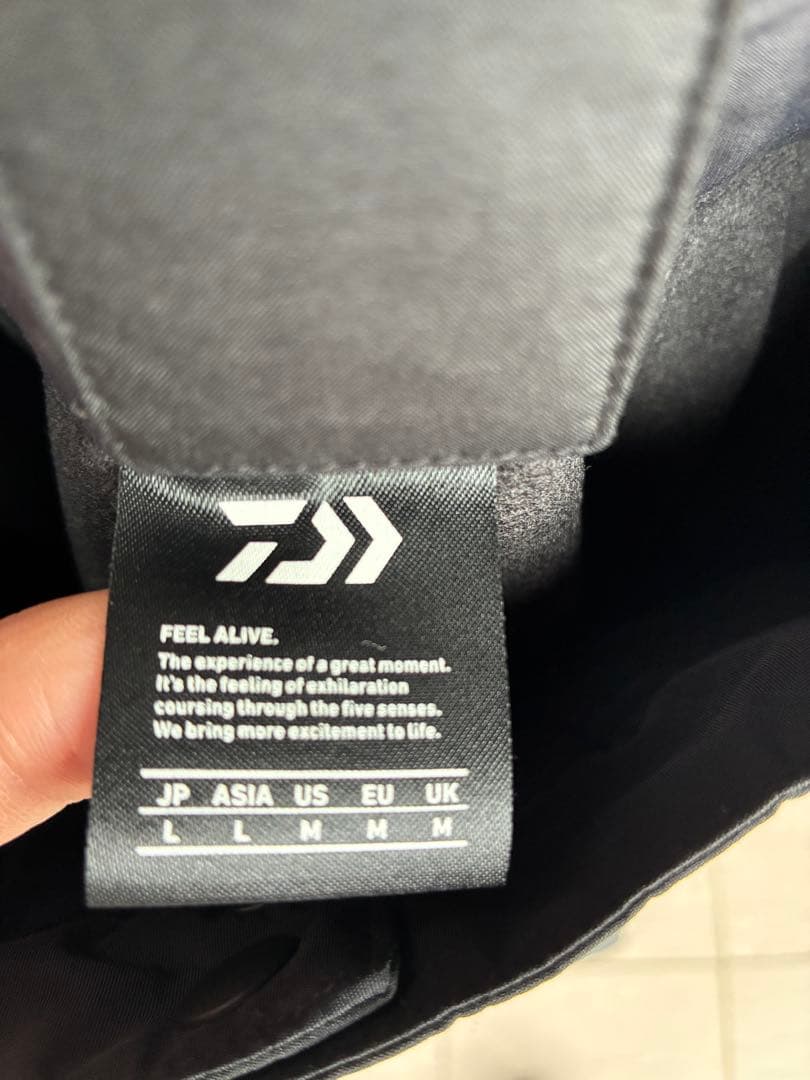 ゴアテックスgoretexフィッシングスーツ ブラック L