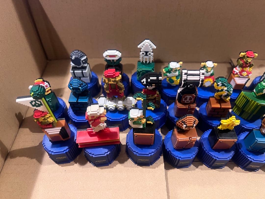 スーパーマリオ ペプシ ボトルキャップ コンプリートセット
