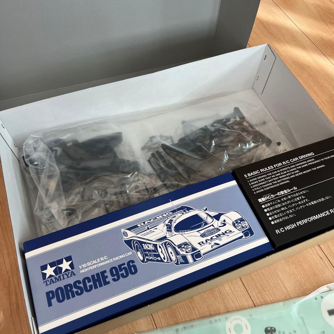 4*！様 タミヤ　ポルシェ956 ボディー完成品LED付き