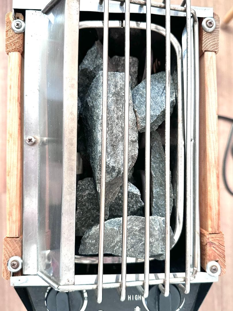 自宅でととのう おうちDEサウナ 家庭用 1人用 サウナストーン17kg