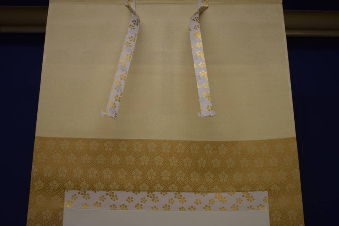 複製/昇月/松竹梅/天神図/工芸/布袋屋掛軸HI-748
