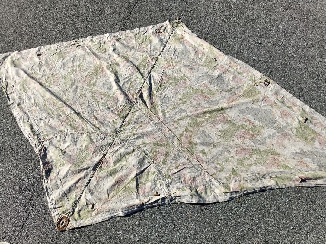 【軍幕】チェコスロバキア軍 初期菱形 2枚 クラウドカモ