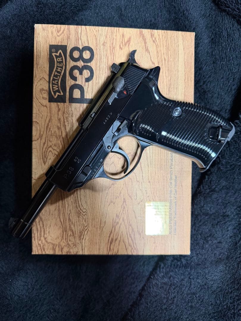 【マルゼン】ワルサーp38 ブラックメタル ac40