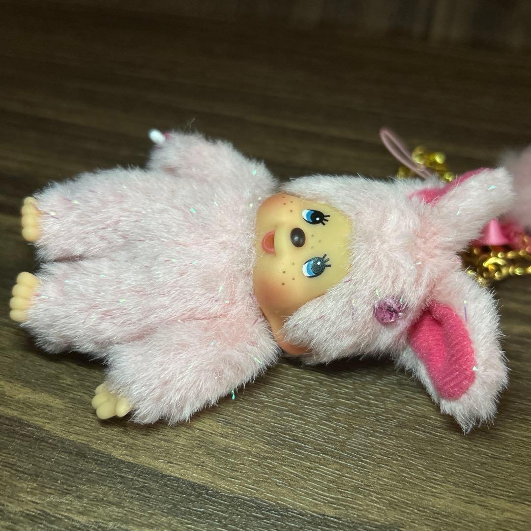 モンチッチ　チムたん　レア　ラメ　ぬいぐるみ　ストラップ　キーホルダー　レトロ