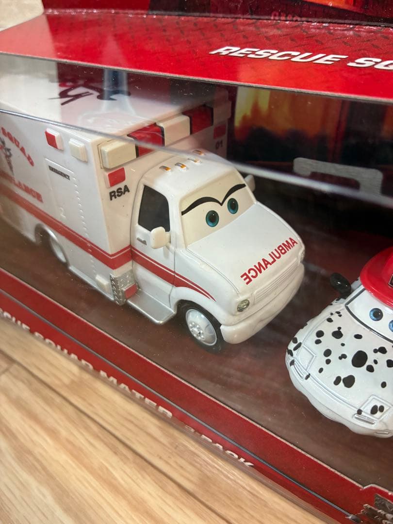 Disney Pixar Cars レスキュー隊マター 3パック