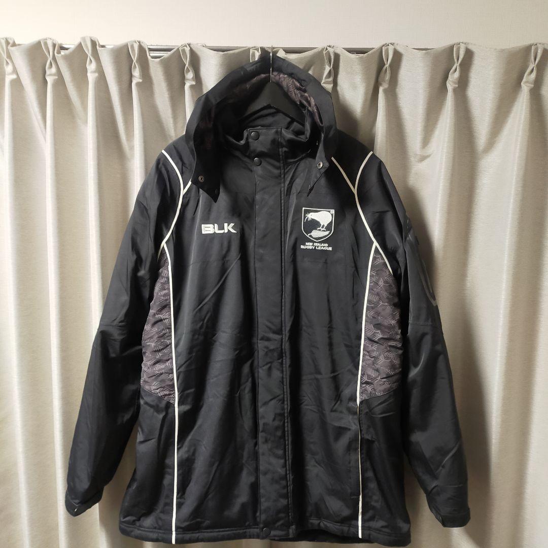 BLK ニュージーランド ラグビーリーグ ナイロンジャケット 4XL