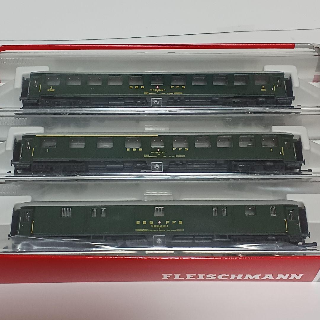フライシュマン SBB(スイス連邦鉄道) 軽量客車３両セット 品番88183