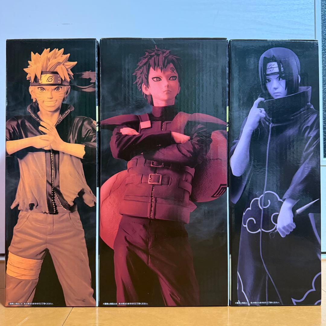 NARUTO ナルト フィギュア 一番くじ 忍ノ絆 ナルト　イタチ 我愛羅