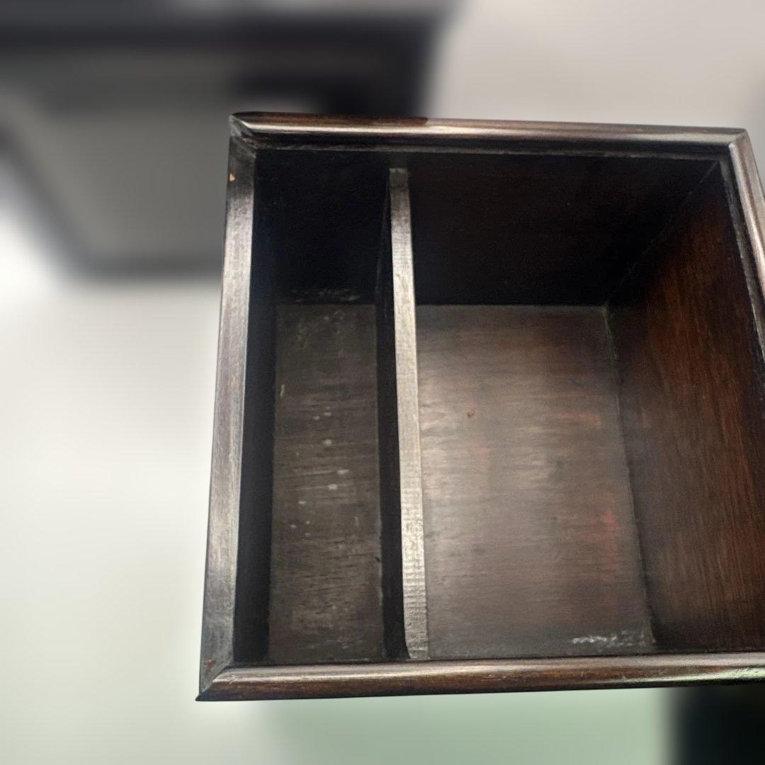 中国 唐木 茶箱 茶櫃 アンティーク紫檀