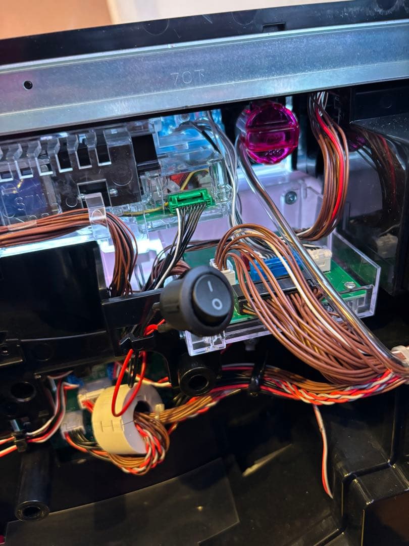 L炎炎ノ消防隊　実機　パチスロ　データカウンター対応　ボタンバイブスイッチ付き