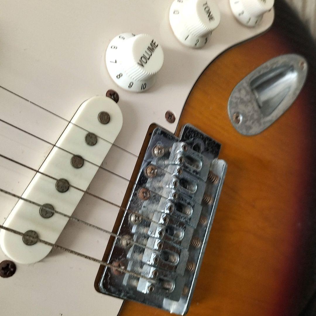 BUSKER'S エレキギター 動作未確認 サンバーストカラー