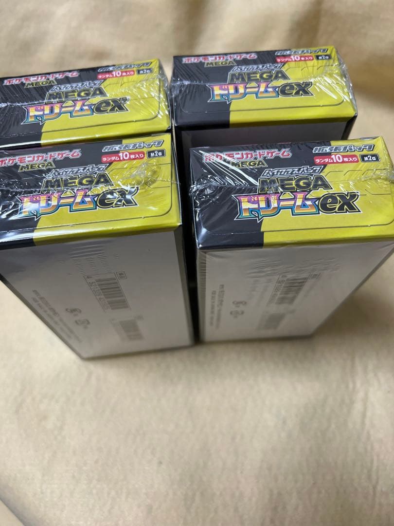 「ポケモンカード」MEGAドリームex 4BOX 新品未開封 シュリンク付き
