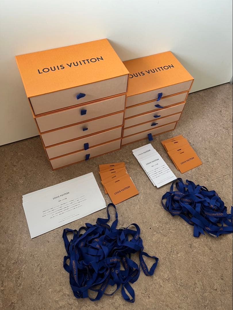 LOUIS VUITTONルイヴィトン　空箱10個セット　長財布用