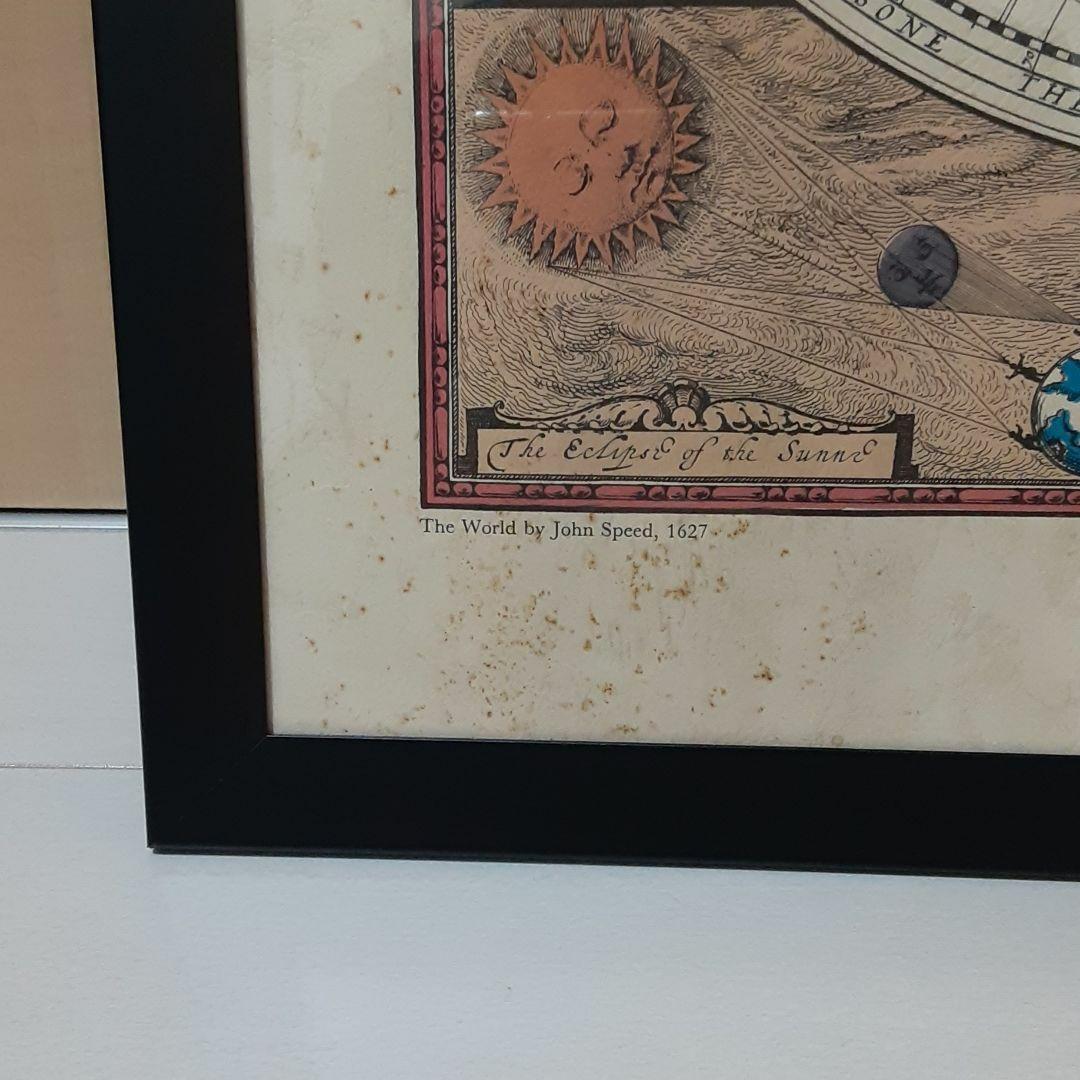 1627年 世界地図 古地図ポスター Rand MqNally製